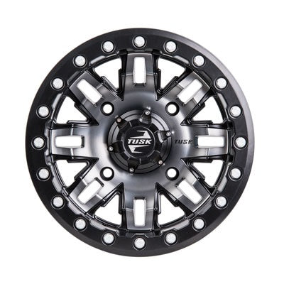 Tusk Teton Black & Gun Metal Beadlock Wheel