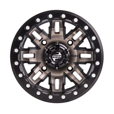 Tusk Teton Black & Smoke Beadlock Wheel