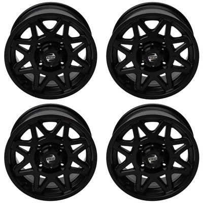 Tusk Tintic Matte Black Wheel Set