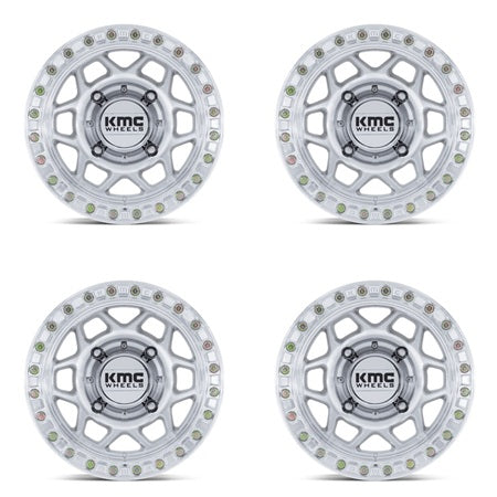 
                  
                    KMC Wheels KS241 TORX Machined Beadlock Wheel Set | 15x7 & 15x8
                  
                
