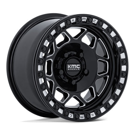 
                  
                    KMC Wheels KS241 TORX Gloss Black Milled Beadlock Wheel 15x7
                  
                