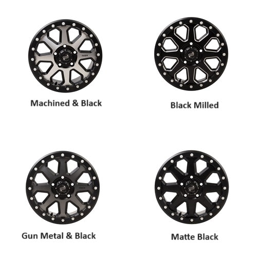 15 Inch Tusk 5/4.5 Beadlock Wheels