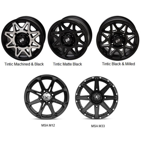 Tusk & MSA 15 Inch Wheels