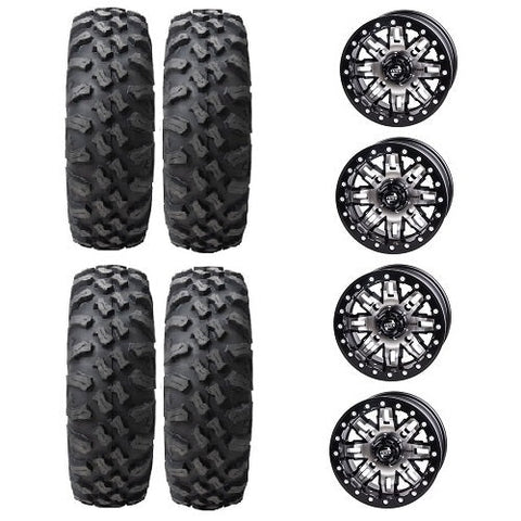 Tusk Megabite Tires Mounted on Tusk Teton Machined Beadlock Wheels