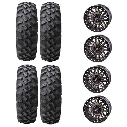 
                  
                    Tusk Megabite Tires Mounted on Tusk Teton Smoke Beadlock Wheels
                  
                