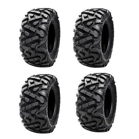 Set of 4 Tusk Trilobite HD Tires 2 ea. 25x8-12 & 2 ea. 25x10-12