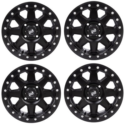 
                  
                    Tusk Uinta Matte Black Beadlock Wheel Set
                  
                