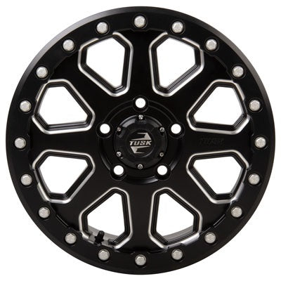 Tusk Uinta Black Milled Beadlock Wheel 5/114.3