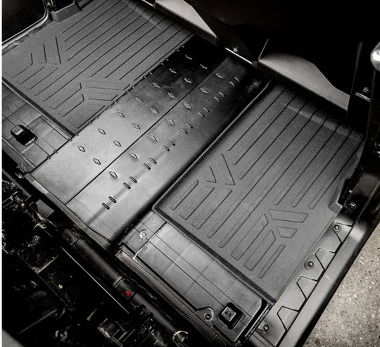 
                  
                    Smartliner Can-Am Defender Rear Floor Mats - No Seats View
                  
                