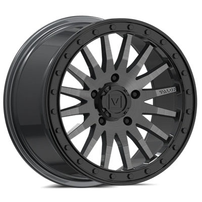 VALOR OFFROAD V06 Beadlock Wheels - Brushed Gunmetal