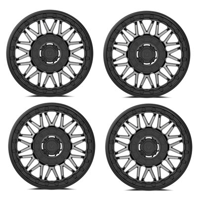 VALOR OFFROAD V08 Beadlock Wheel Set - Dark Tint