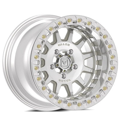 
                  
                    VALOR OFFROAD V09 Beadlock Wheels - Raw Machined - 5 Bolt 15x10
                  
                
