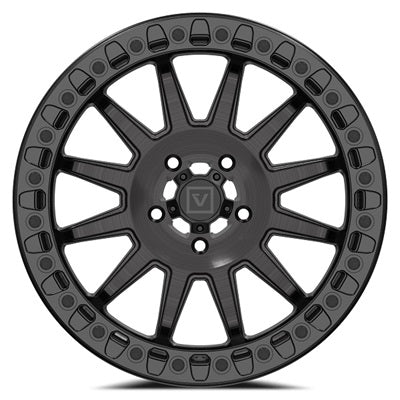VALOR OFFROAD V09 Brushed Charcoal Beadlock Wheel 17x8 4/114.3