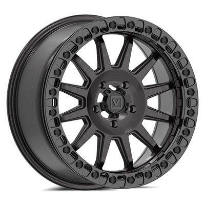 VALOR OFFROAD V09 Brushed Charcoal Beadlock Wheel 17x8 5/4.5
