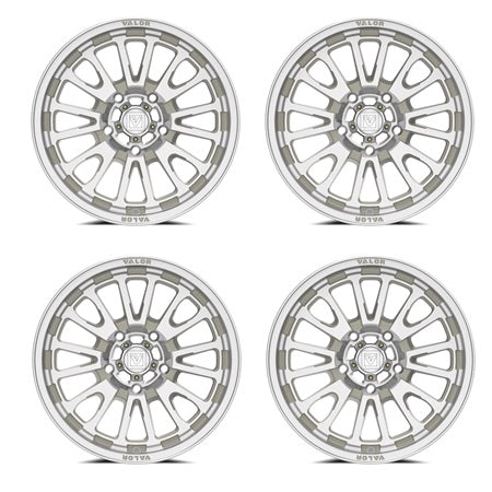 VALOR V14 Wheels - Raw Machined - 15x7 Set