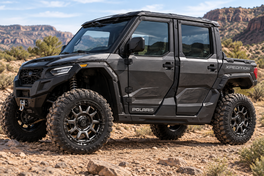 
                  
                    VALOR V18 Hyper Black Beadlock Wheel on a Side by Side
                  
                