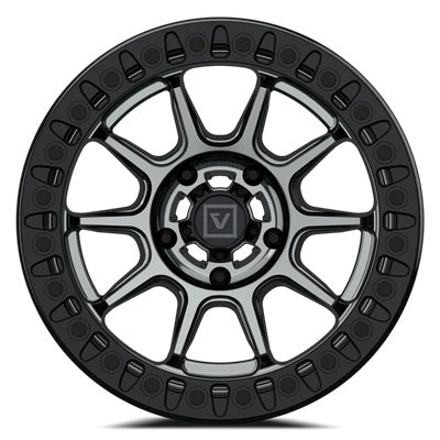 VALOR V18 Hyper Black Beadlock Wheel
