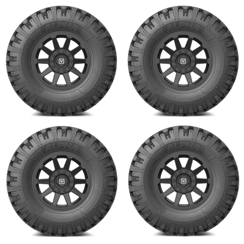 
                  
                    VALOR OFFROAD Alpha Tire & Wheel Kits 32x10-15 Mounted on 4/156 VALOR V03 Wheels
                  
                