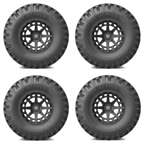 
                  
                    VALOR OFFROAD Alpha Tire & Wheel Kits 32x10-15 Mounted on 4/156 VALOR V07 Wheels
                  
                