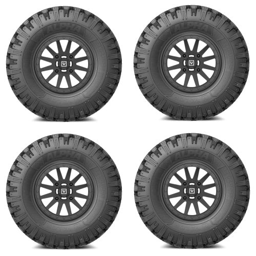 
                  
                    VALOR OFFROAD Alpha Tire & Wheel Kits 32x10-15 Mounted on 4/156 VALOR V07 Wheels
                  
                