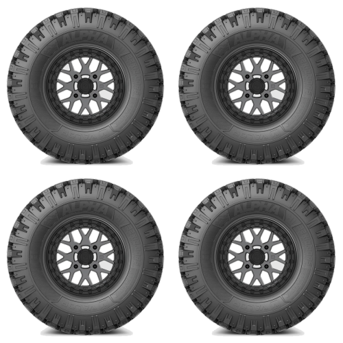 
                  
                    VALOR OFFROAD Alpha Tire & Wheel Kits Mounted on VALOR V07 Graphite
                  
                