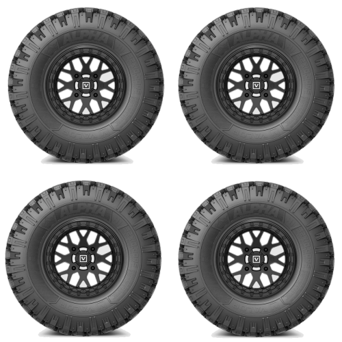 
                  
                    VALOR OFFROAD Alpha Tire & Wheel Kits 32x10-15 Mounted on 4/156 VALOR V08 Wheels
                  
                