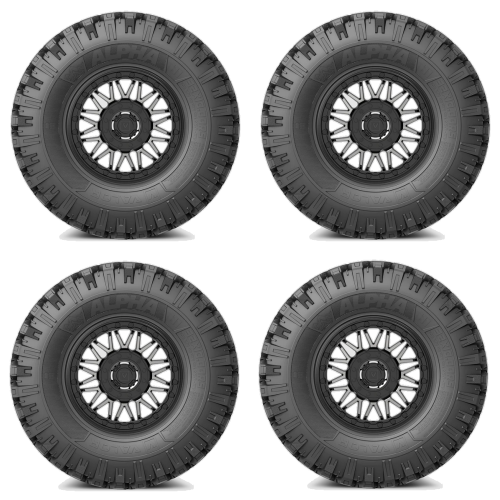 
                  
                    VALOR OFFROAD Alpha Tire & Wheel Kits 32x10-15 Mounted on 4/156 VALOR V09 Wheels
                  
                