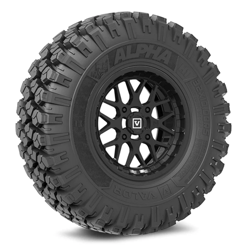 VALOR OFFROAD Alpha Tire Wheel Kits Mounted w/ Center Caps & Lug Nuts