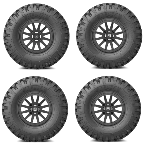 
                  
                    VALOR OFFROAD Alpha Tire & Wheel Kits 30x9.5-14 Mounted on 4/156 VALOR V05 Wheels
                  
                