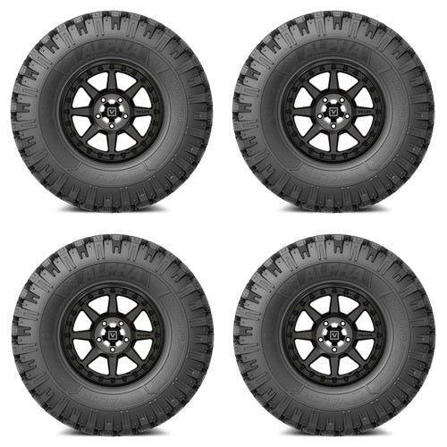 
                  
                    VALOR OFFROAD Alpha Tire & Wheel Kits Mounted on VALOR V13 Dark TInt
                  
                
