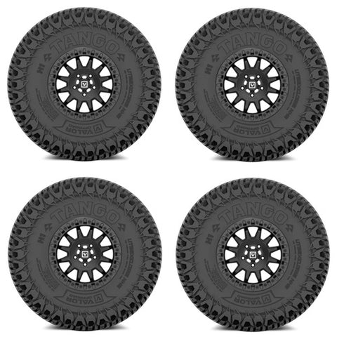 VALOR Tango Tire & Wheel Kits V09 Satin Black