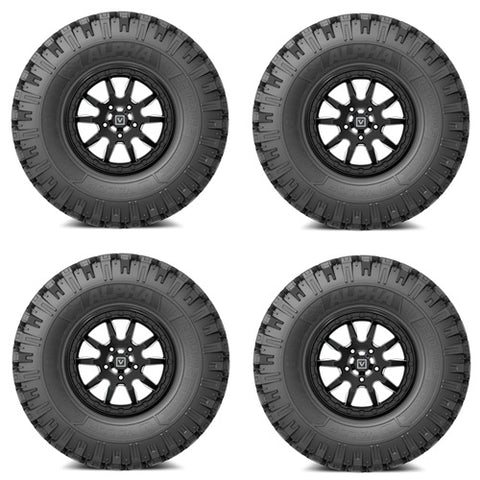 VALOR Tango Tire & Wheel Kits V15 Satin Black