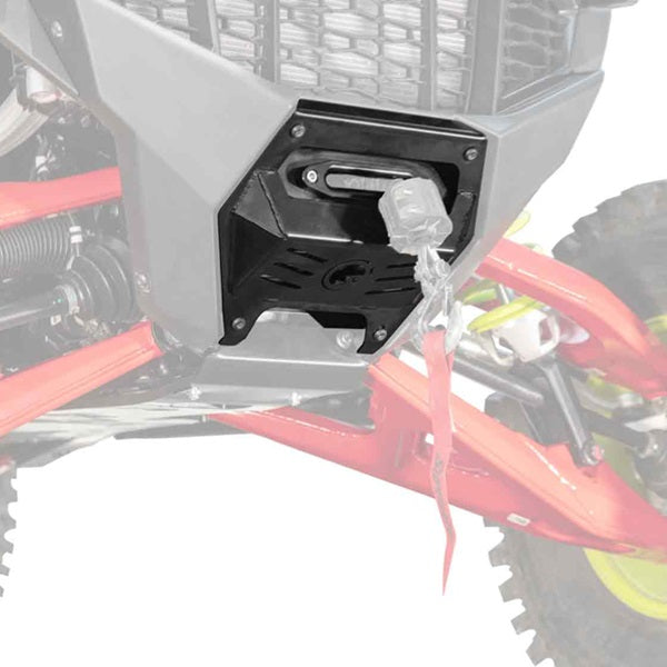 SuperATV Polaris RZR PRO R / PRO S / TURBO R Winch Mounting Plate WM-P-PROR-01