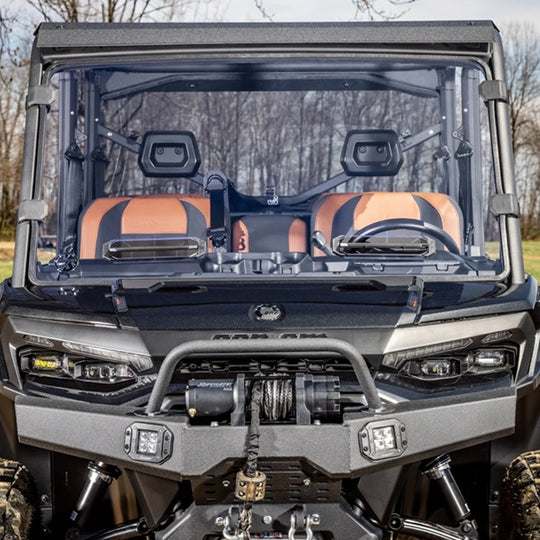 
                  
                    SuperATV Can-Am Defender HD11 Vented Full Windshield Open
                  
                