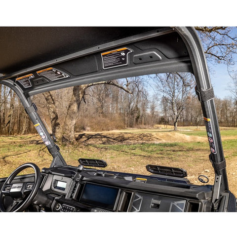 SuperATV Can-Am Defender HD11 Vented Full Windshield Inside