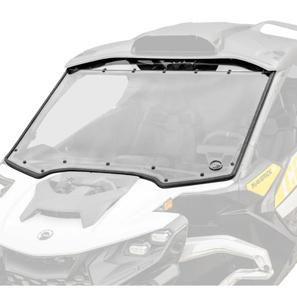 SuperATV Can-Am Maverick R Scratch-Resistant Windshield Tinted