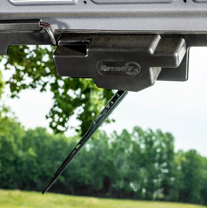 Electric UTV Windshield Wiper Kit MaxDrive Glass Windshield Installed