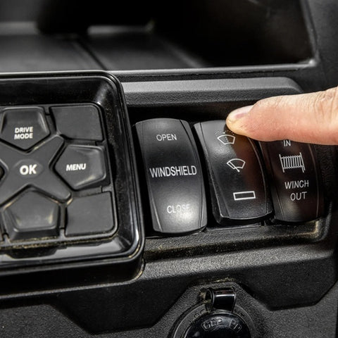 Electric UTV Windshield Wiper Kit MaxDrive Glass Windshield Switch