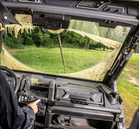 Electric UTV Windshield Wiper Kit for SuperATV MaxDrive Power Flip Glass Windshields