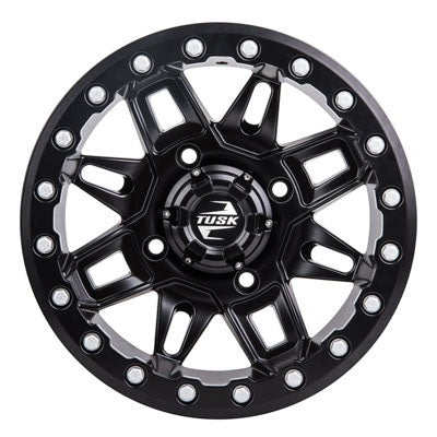 Tusk Wasatch Matte Black Beadlock Wheel