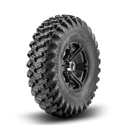 SuperATV XT Warrior Tire & Bandit Black Wheel Kit