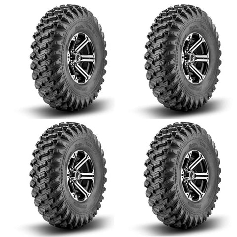 SuperATV XT Warrior Tire & Wheel Kits on Bandit Machined Wheels