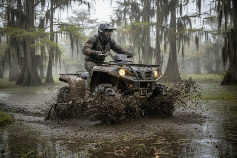 SuperATV Terminator Tire on ATV