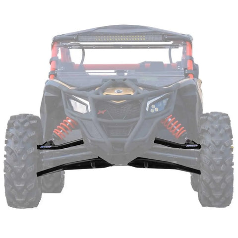 SuperATV Can-Am Maverick X3 Front 72 Inch A-Arms - Black
