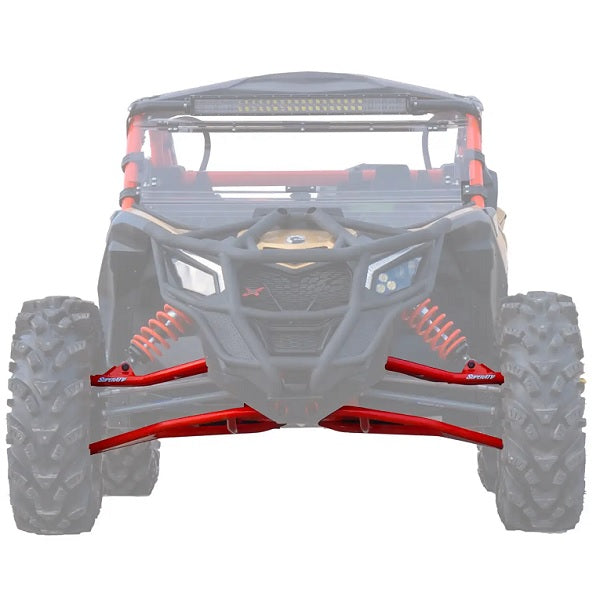 
                  
                    SuperATV Can-Am Maverick X3 Front 72 Inch A-Arms - Red
                  
                