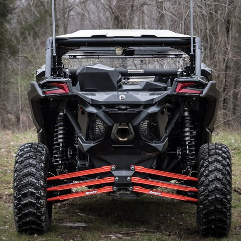 SuperATV Can-Am Maverick X3 Boxed Red Radius Arms