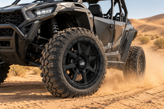 
                  
                    Frontline 556 Stealth Black on a Side-by-Side UTV
                  
                