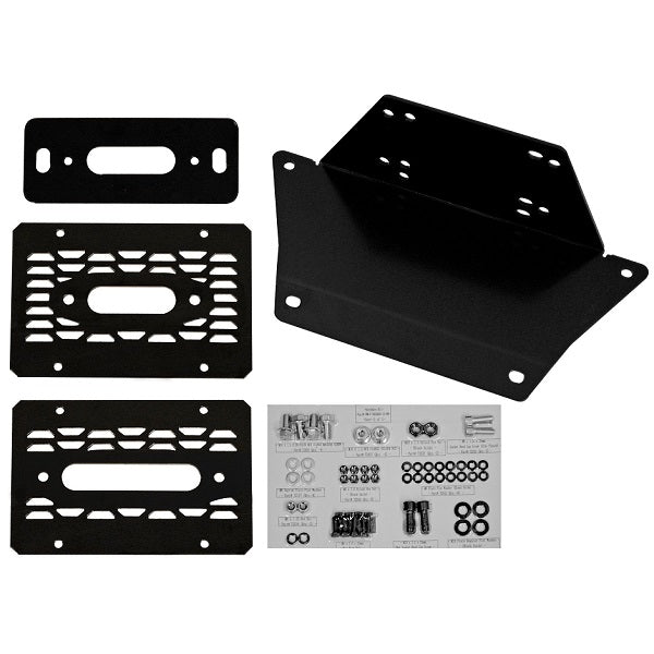 SuperATV Winch Mounts for 2020+ Polaris Ranger 1000 Models