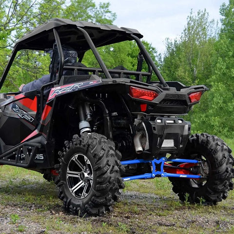 SuperATV Polaris RZR XP Turbo Rear Radius Arms (2016-21) BLUE