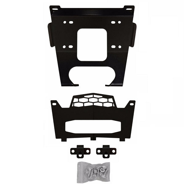 SuperATV Winch Mount for Polaris RZR S 1000 Models